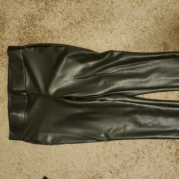 NWOT- Faux Leather Leggings - Picture 3 of 4